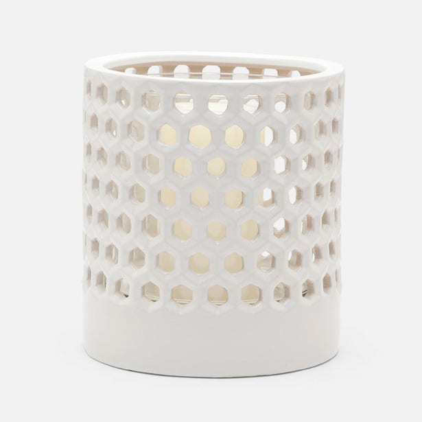 HURRICANE HEXAGONAL PATTERN WHITE