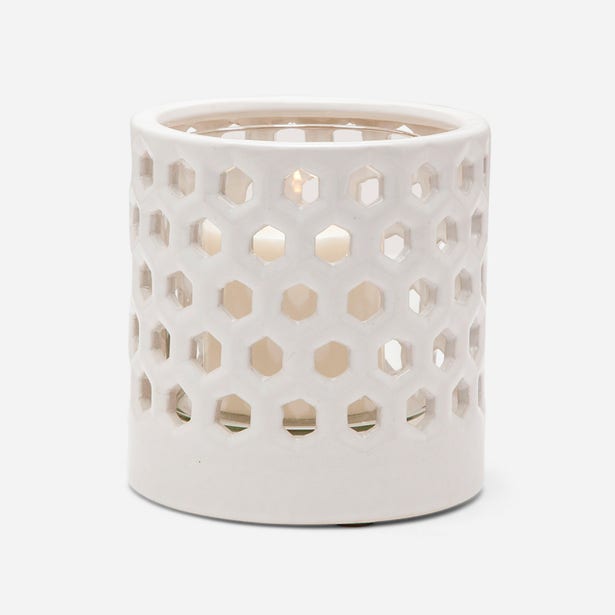 HURRICANE HEXAGONAL PATTERN WHITE