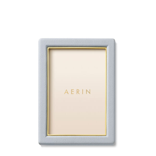 AERIN PIERO LEATHER FRAME- BLUE HAZE (Available in 3 sizes)