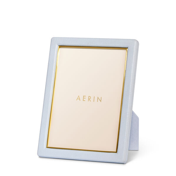 AERIN PIERO LEATHER FRAME- BLUE HAZE (Available in 3 sizes)