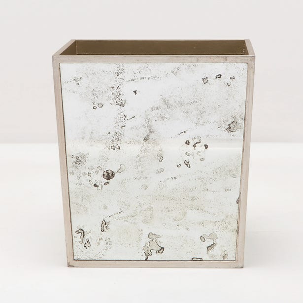 BATH COLLECTION SILVER LEAF ANTIQUE MIRROR