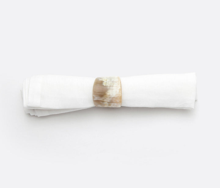 NAPKIN RING NATURAL HORN #24462
