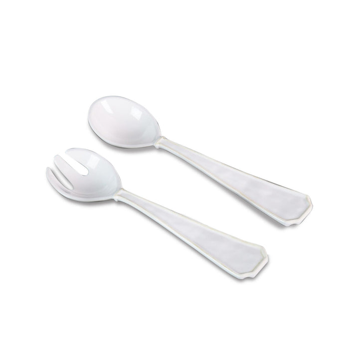 SALAD SERVERS WHITE #48836