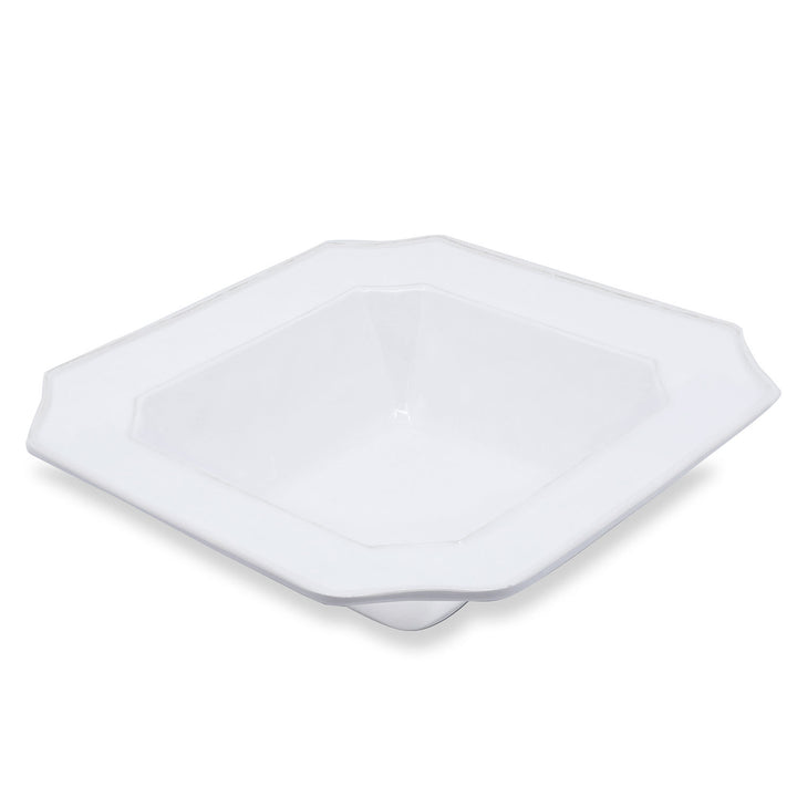 BOWL WHITE SQUARE LARGE #48837
