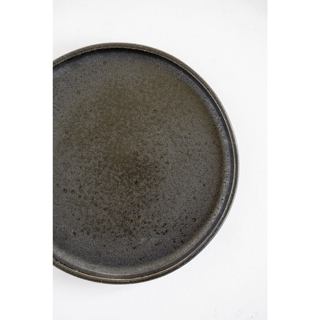 DINNER PLATE STONEWEAR BLACK #53436