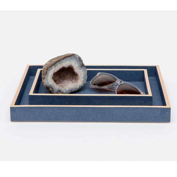 BATH COLLECTION NAVY SHAGREEN