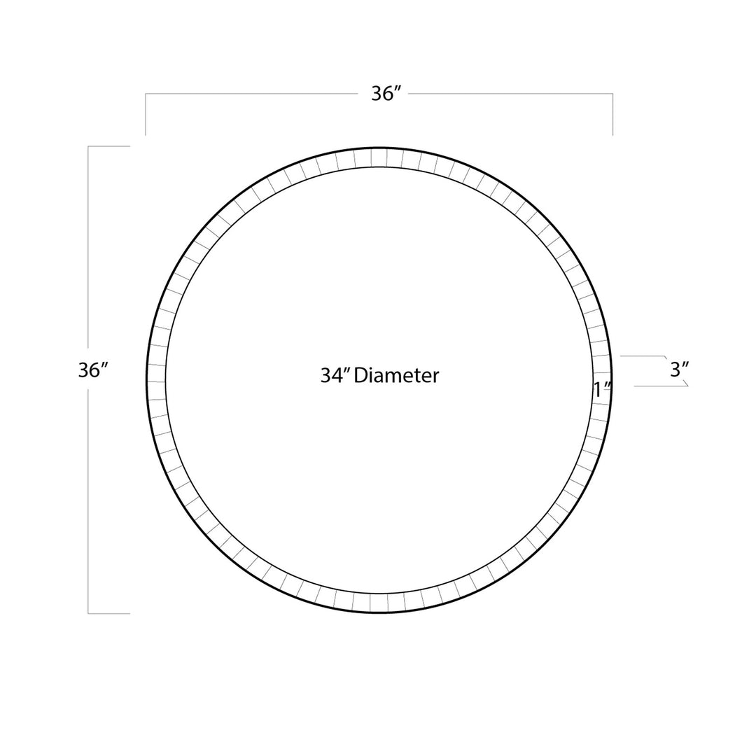 MIRROR MOTHER OF PEARL LARGE #27354 (NRD)