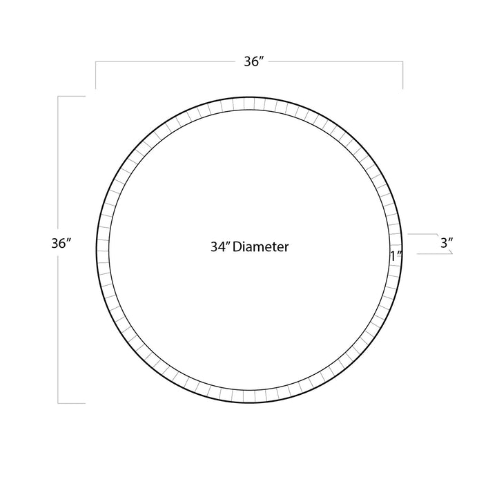 MIRROR MOTHER OF PEARL LARGE #27354 (NRD)