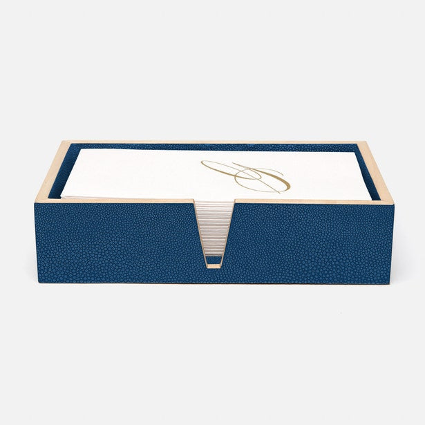 BATH COLLECTION NAVY SHAGREEN