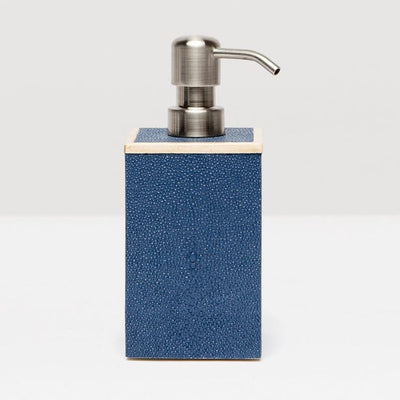 BATH COLLECTION NAVY REALISTIC FAUX SHAGREEN