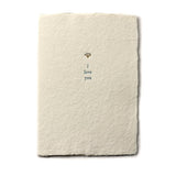 GREETING CARD "I LOVE YOU"