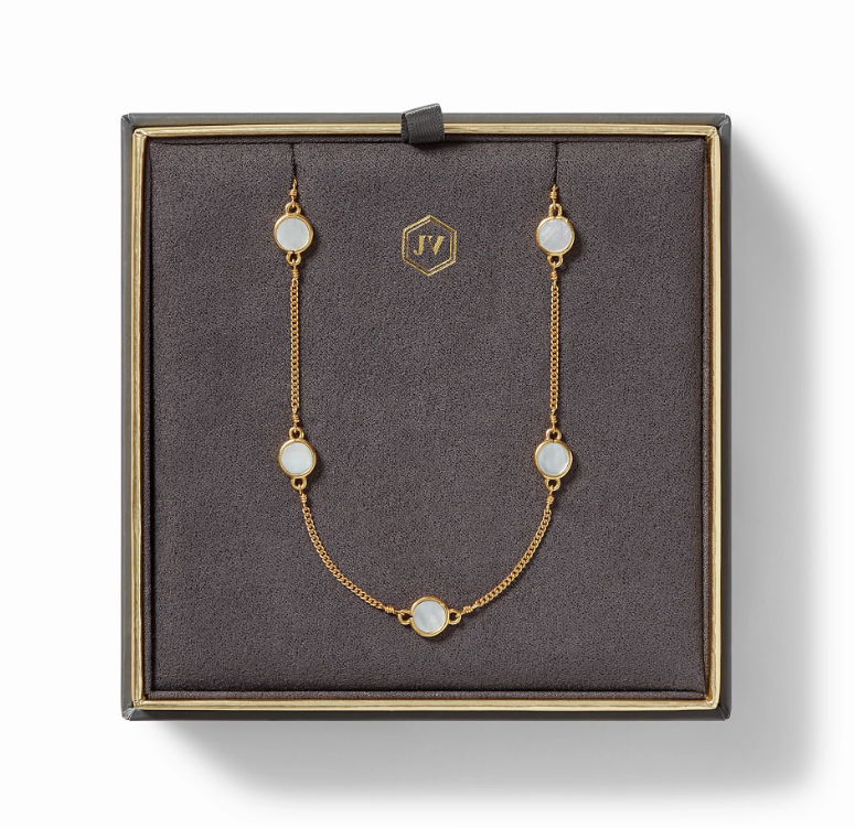 NECKLACE VALENCIA PEARL DELICATE STATION #49121