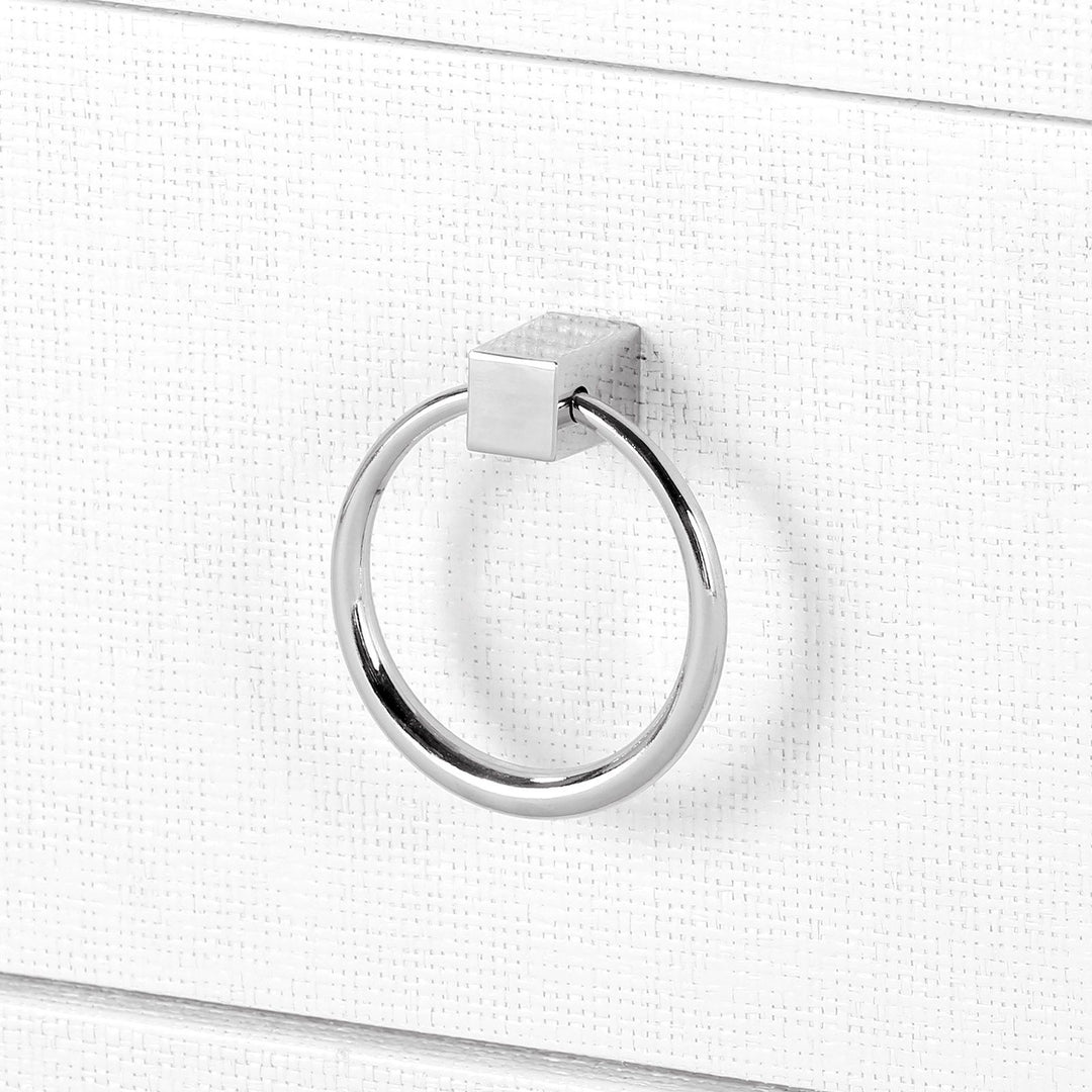 ETAGERE WHITE GRASSCLOTH #55110