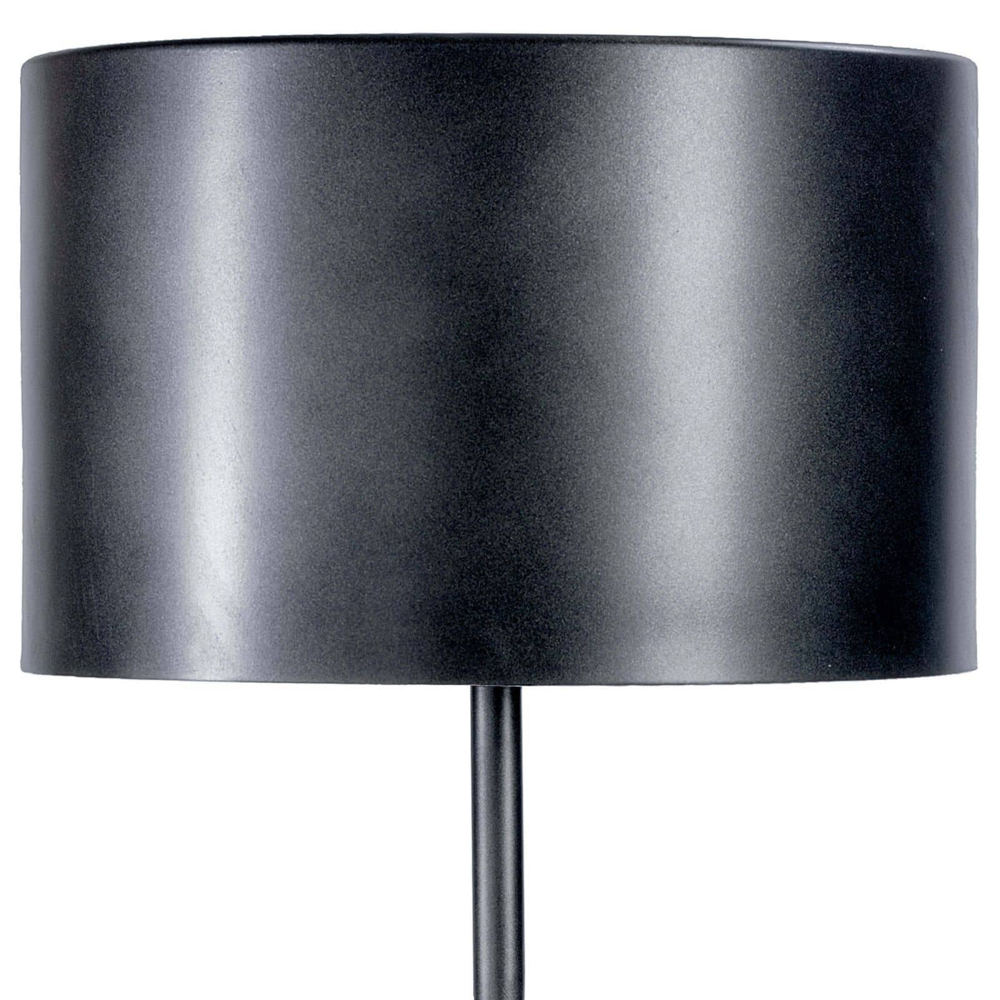 TABLE LAMP TAPERED BLACK METAL
