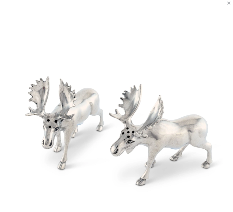 SALT AND PEPPER SET MOOSE