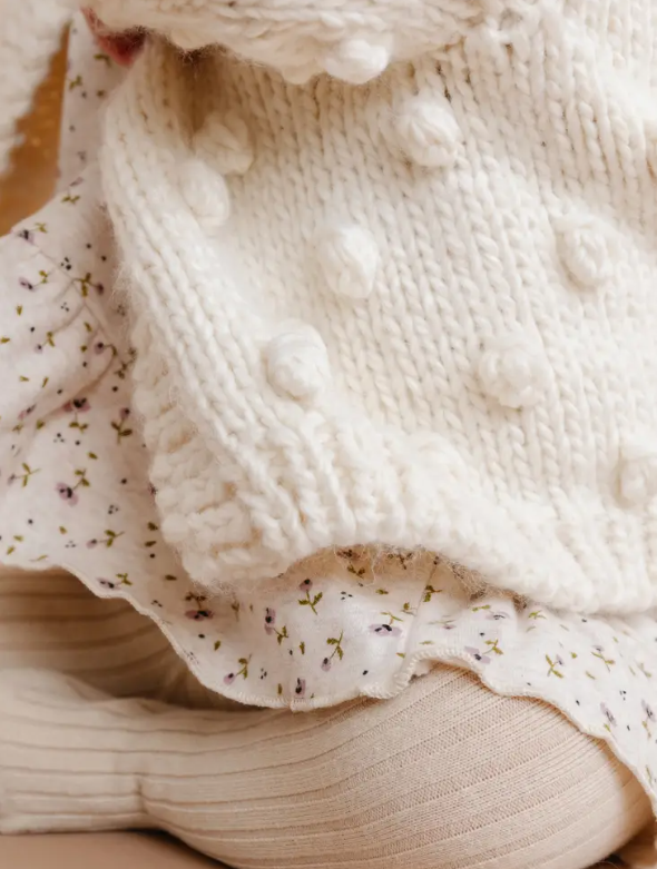 CARDIGAN POPCORN CREAM