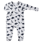 FOOTIE ZIP ORGANIC DINOSAURS