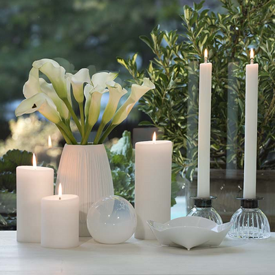 LUCID CANDLE DINNER NATURAL (AVAILABLE IN 3 SIZES)