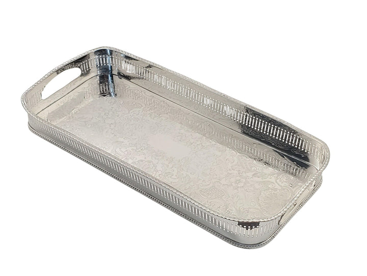 TRAY BAR PIRCED WITH GARDOON BORDER #62598