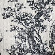 LUGGAGE RACK- BLACK FRAME WITH BLACK TOILE STRAPS #20792