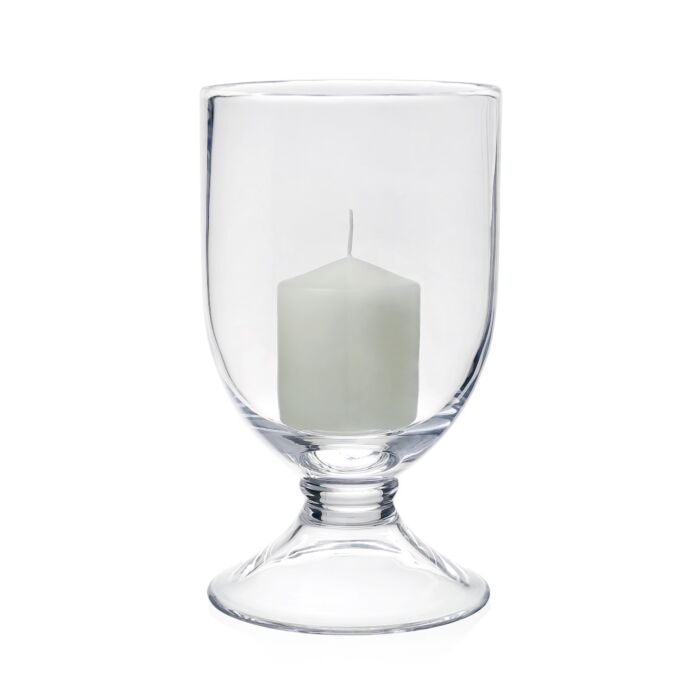 FOOTED HURRICANE WITH CANDLE CLASSIC #33710