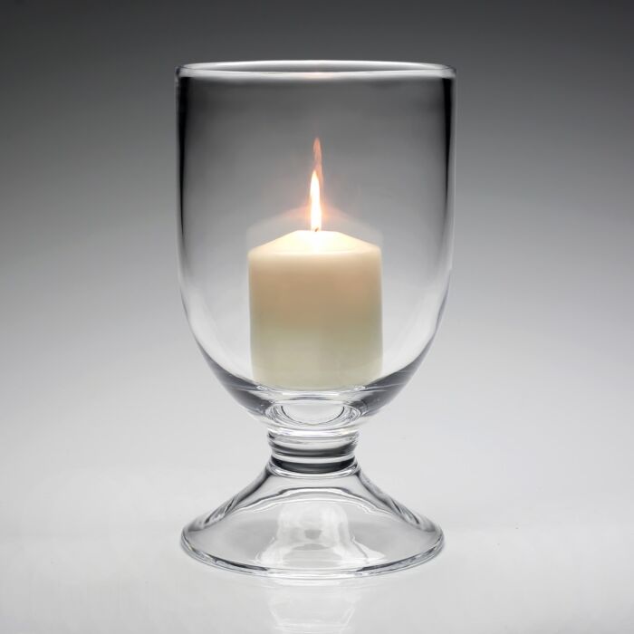 FOOTED HURRICANE WITH CANDLE CLASSIC #33710