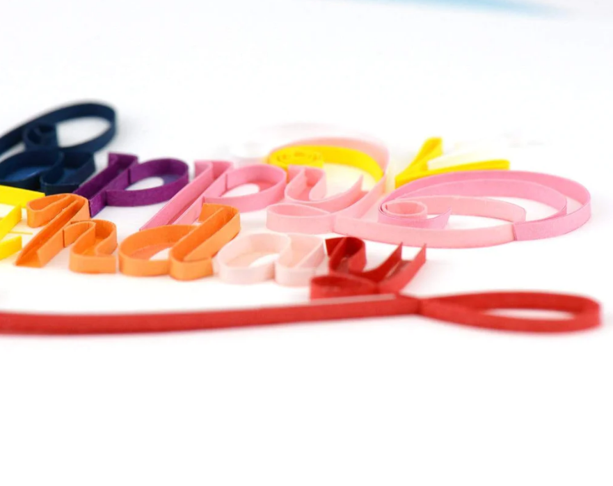 BIRTHDAY GREETING CARD "HAPPY BIRTHDAY" 34165