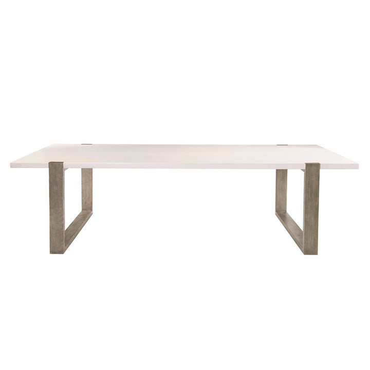 DINING TABLE WHITE TOP & GRAY BASE #35595