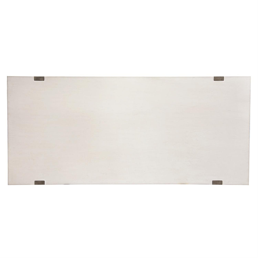 DINING TABLE WHITE TOP & GRAY BASE #35595