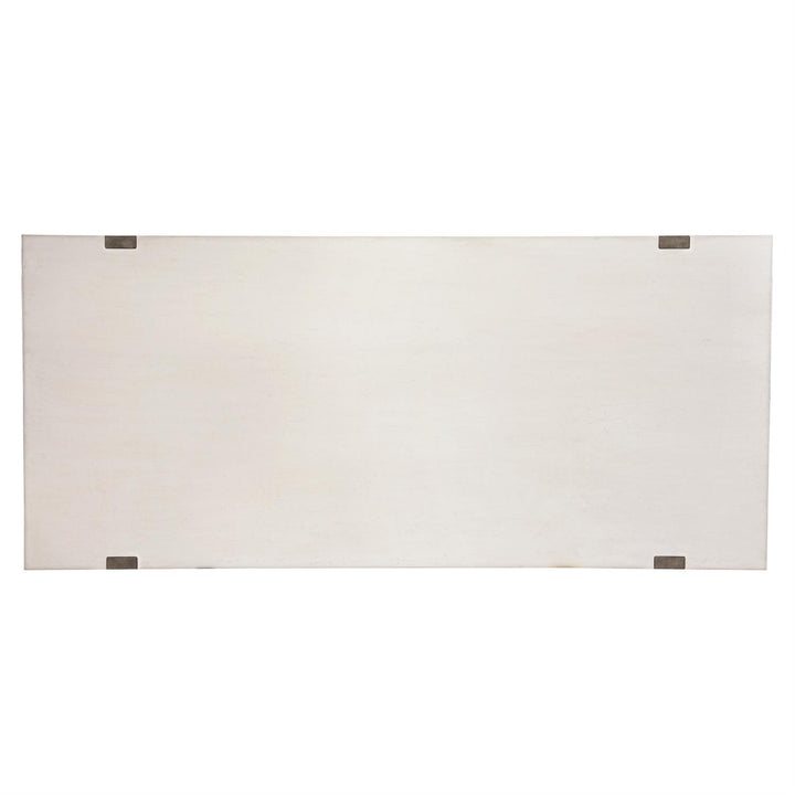 DINING TABLE WHITE TOP & GRAY BASE #35595