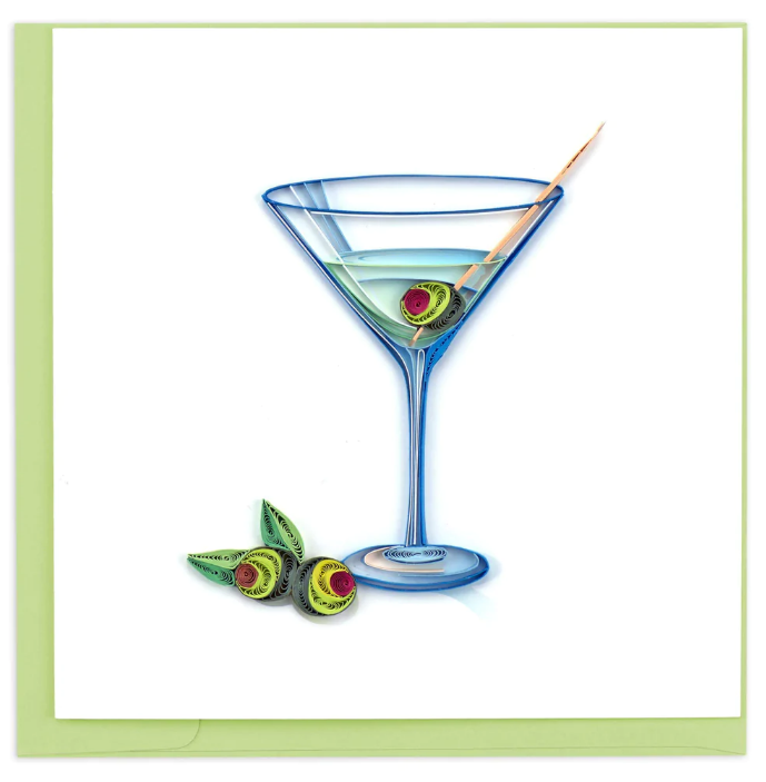 GREETING CARD "GIN MARTINI" #38449
