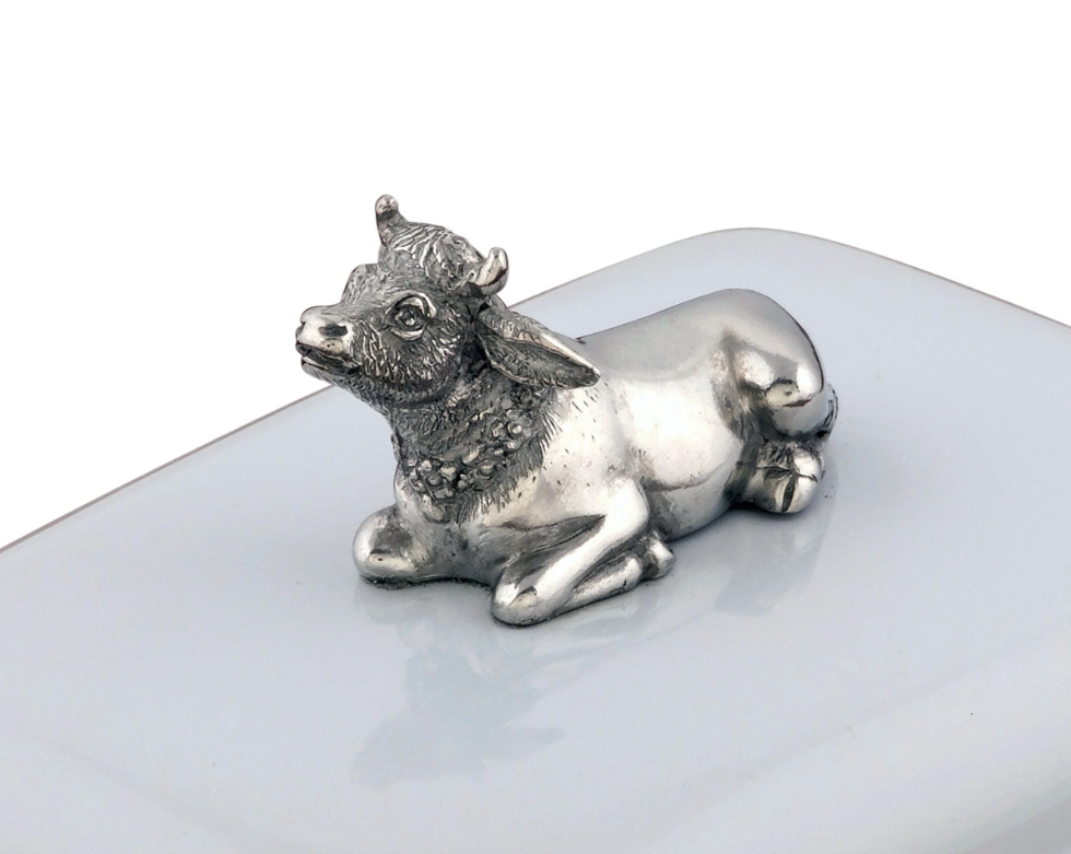 BUTTER DISH THE COW