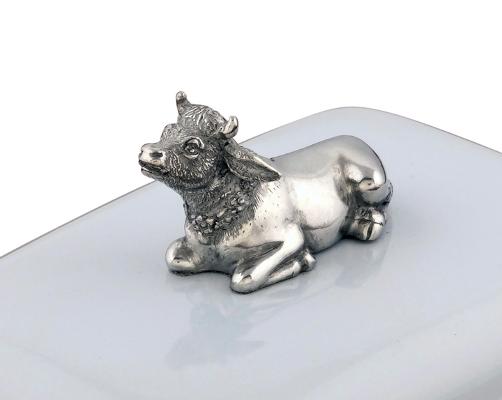 BUTTER DISH THE COW