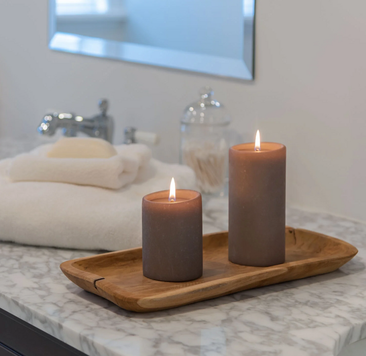 LUCID CANDLE DINNER GRAY (Available in 2 Sizes)