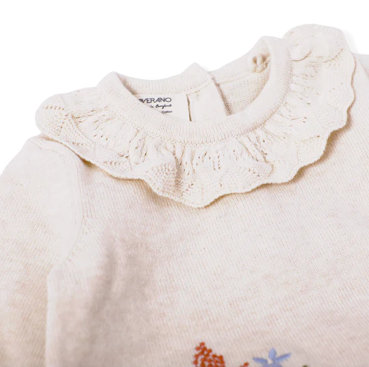 SWEATER PULLOVER OATMEAL HEATHER