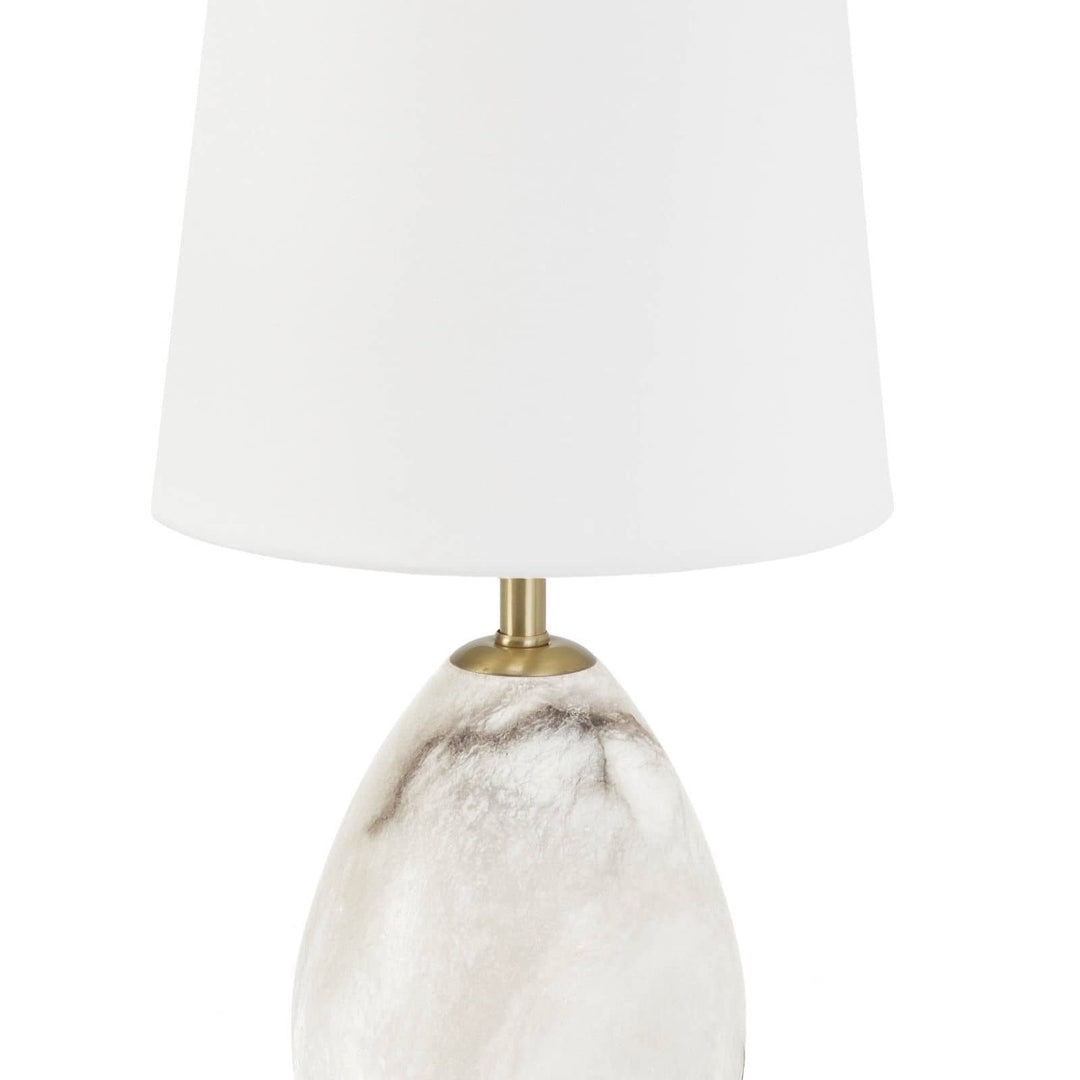 TABLE LAMP ALABASTER OVAL BASE MINI #52788