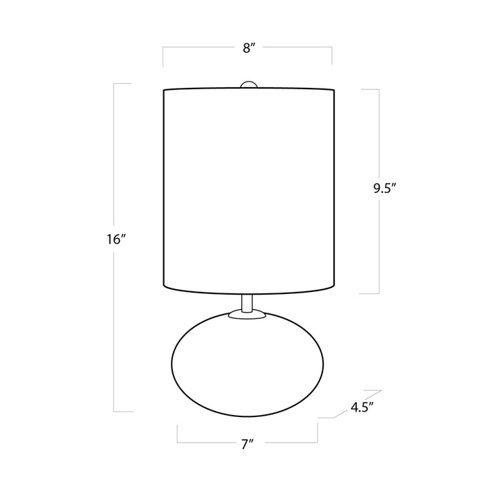 TABLE LAMP CONCRETE MINI ORB #41093