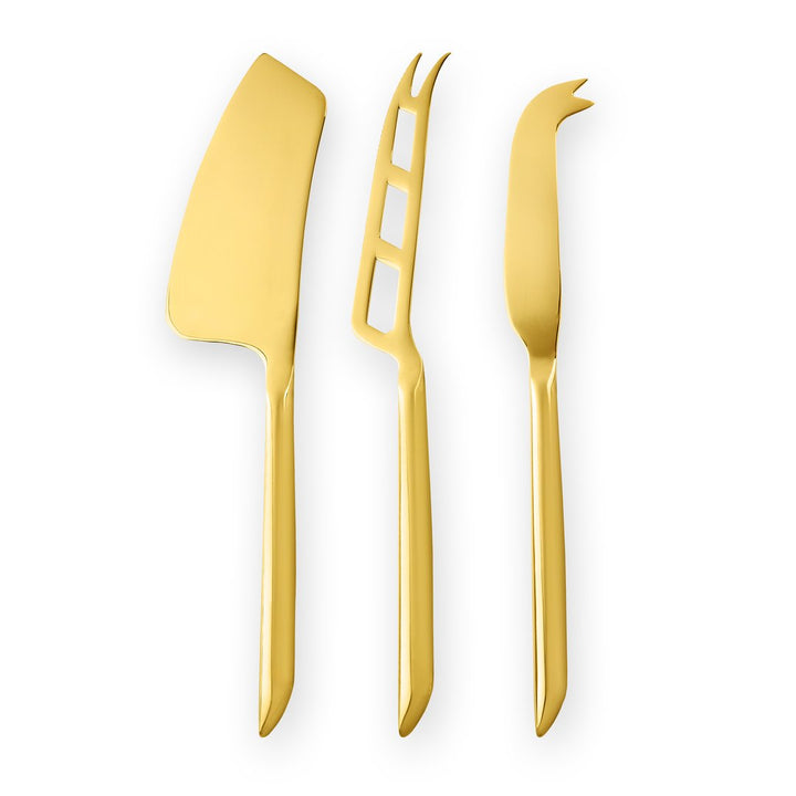 CHEESE KNIVES GOLD - SET OF 3 #51526