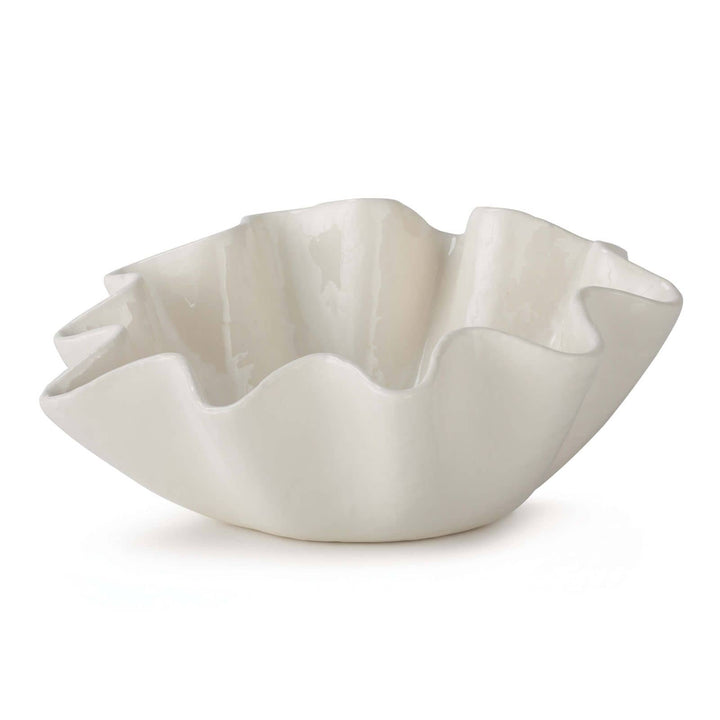 BOWL RUFFLE CERAMIC
