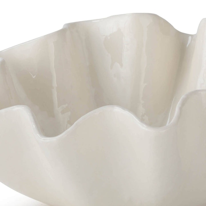 BOWL RUFFLE CERAMIC