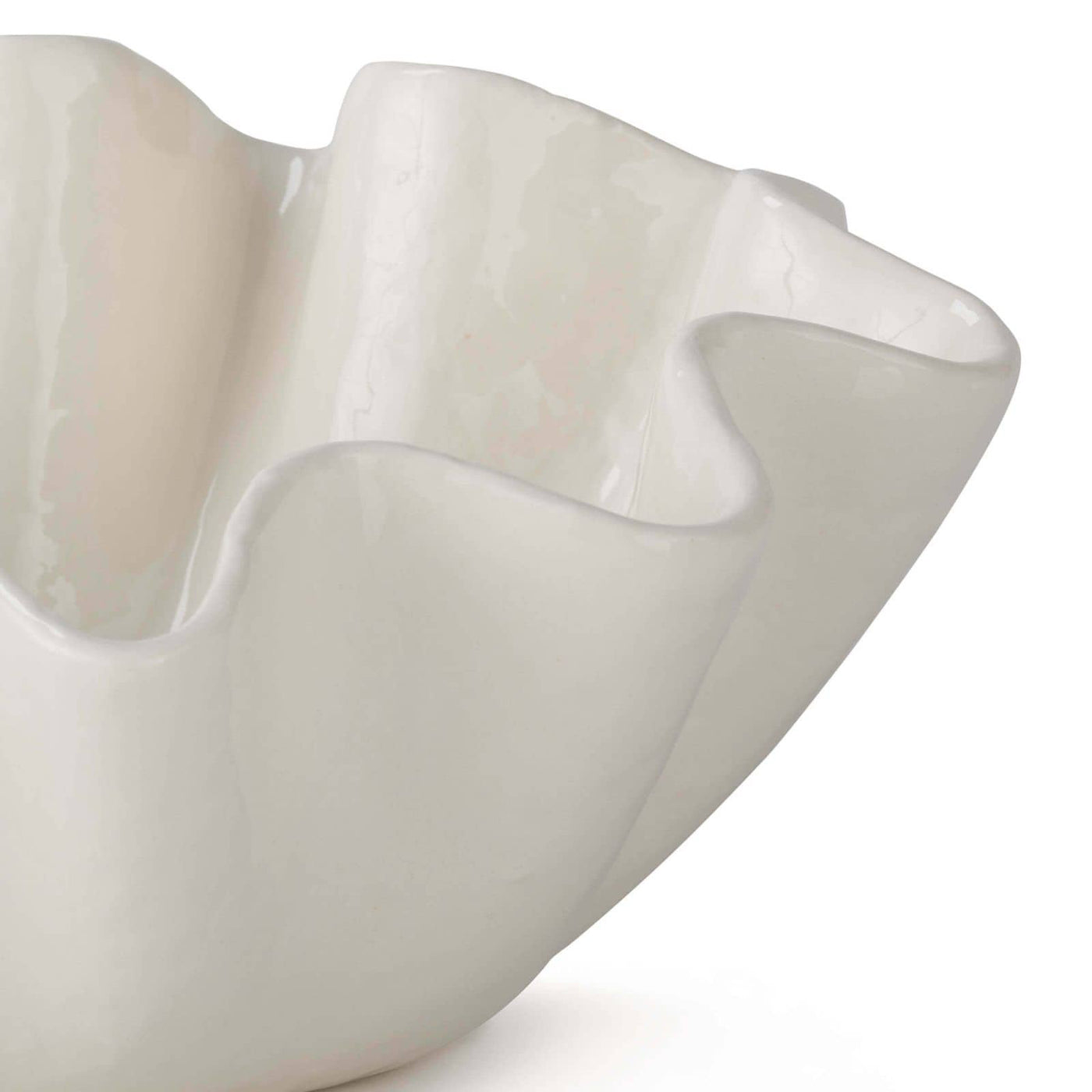 BOWL RUFFLE CERAMIC