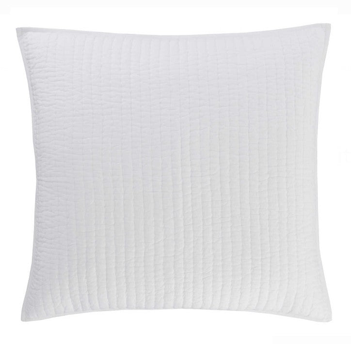 SHAM LANA VOILE QUILTED WHITE #45983