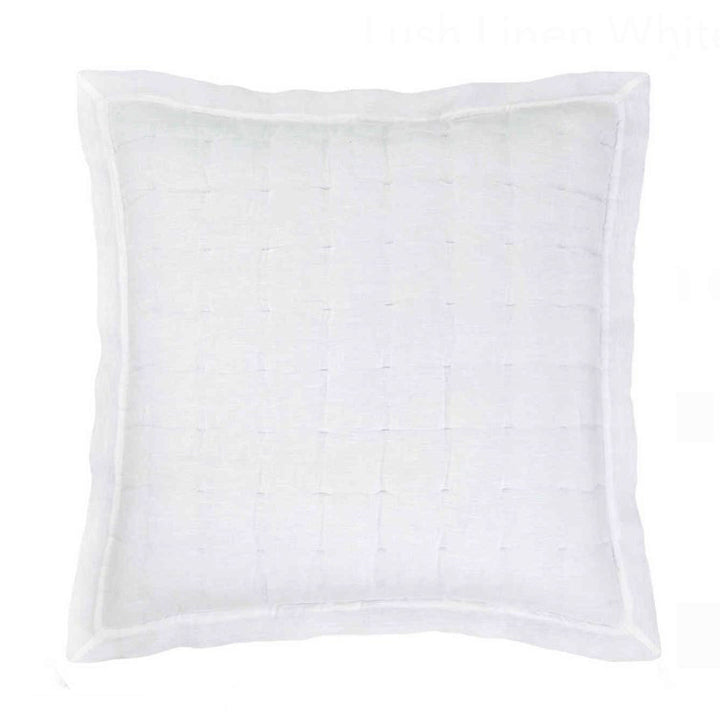 SHAM LUSH LINEN WHITE PUFF #45987