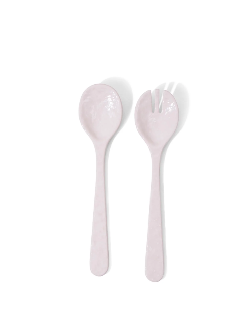 SALAD SERVERS CREAM #49153