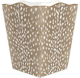 WASTE BASKET ANTELOPE TAN