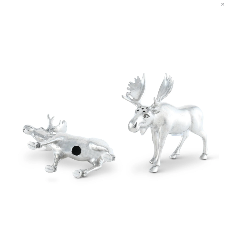 SALT & PEPPER SET MOOSE