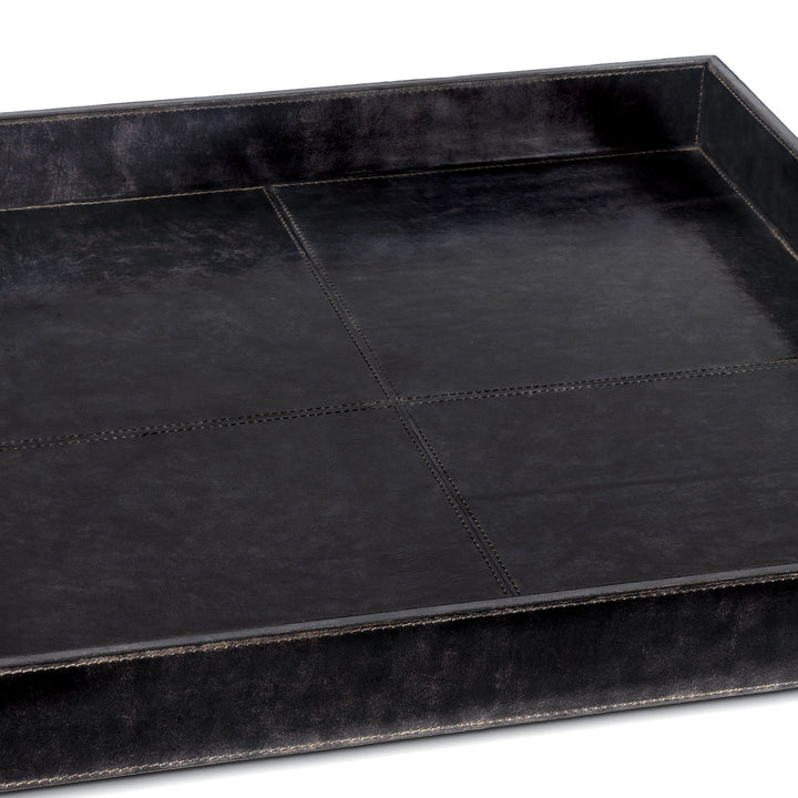 TRAY LEATHER SQUARE