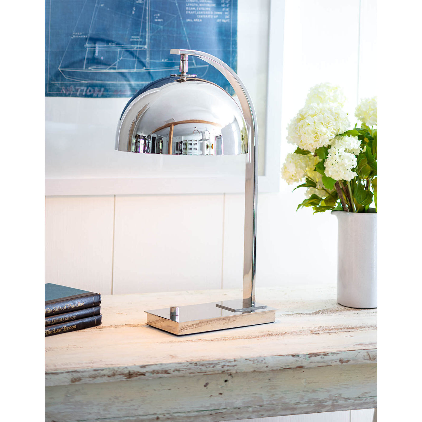 DESK LAMP METAL DOME (Available in 3 Finishes)