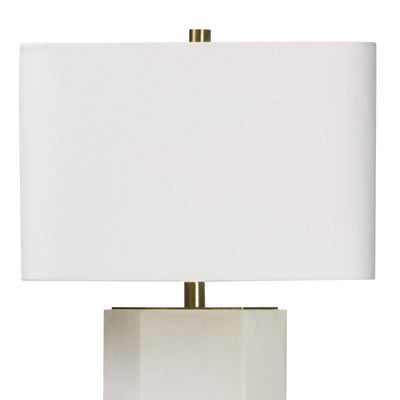 TABLE LAMP ALABASTER & BRASS #50259
