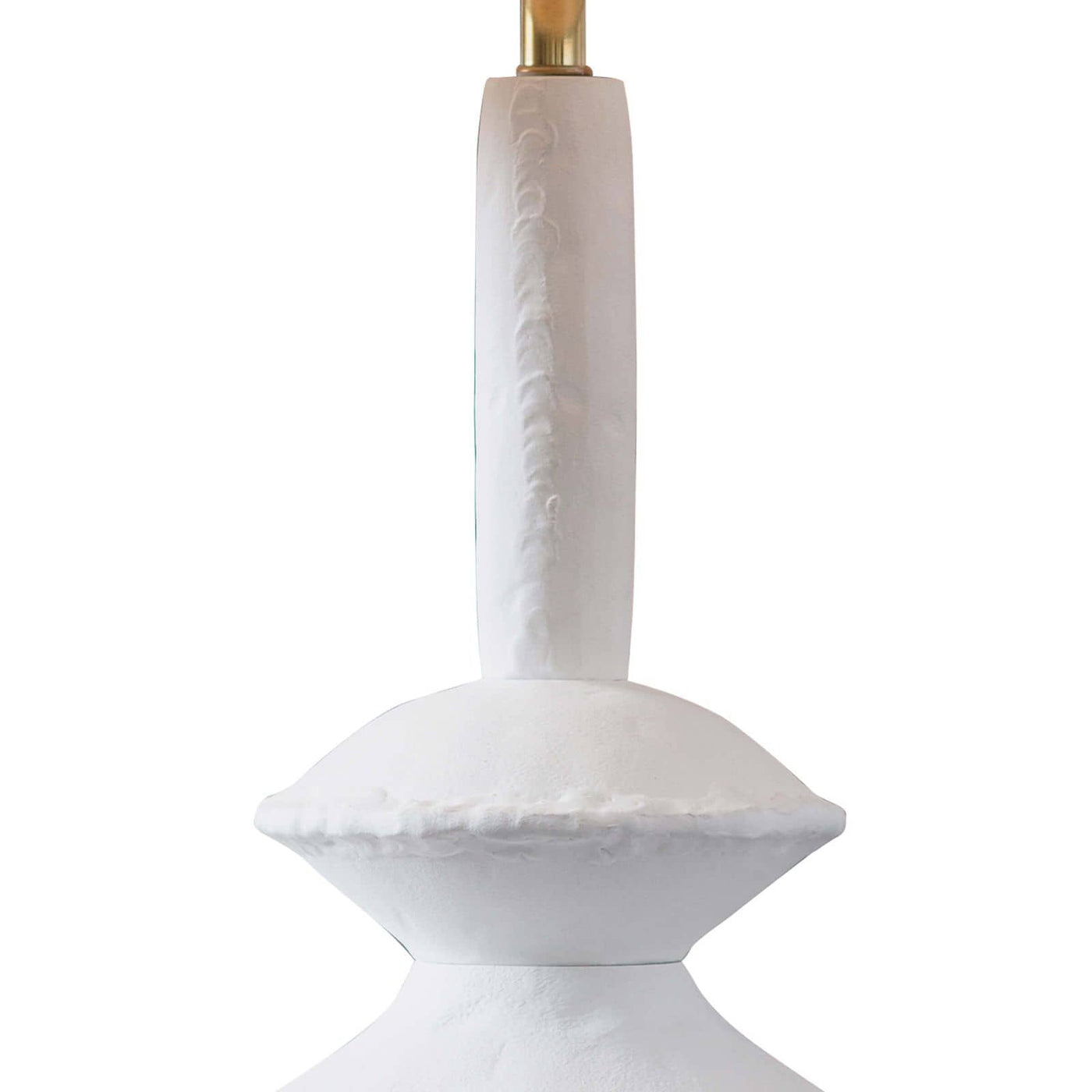 TABLE LAMP WHITE PAPER MACHE